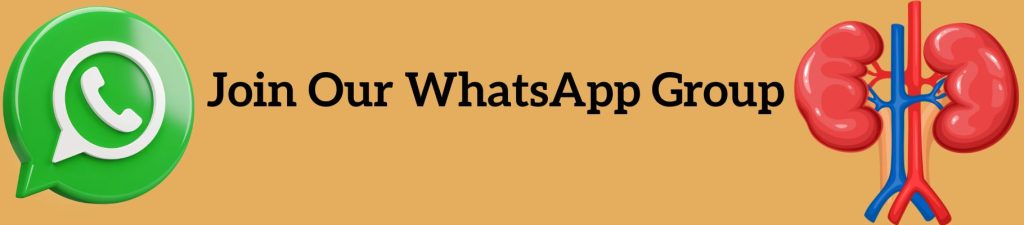 join our Whatsapp Group for Kidney Disease