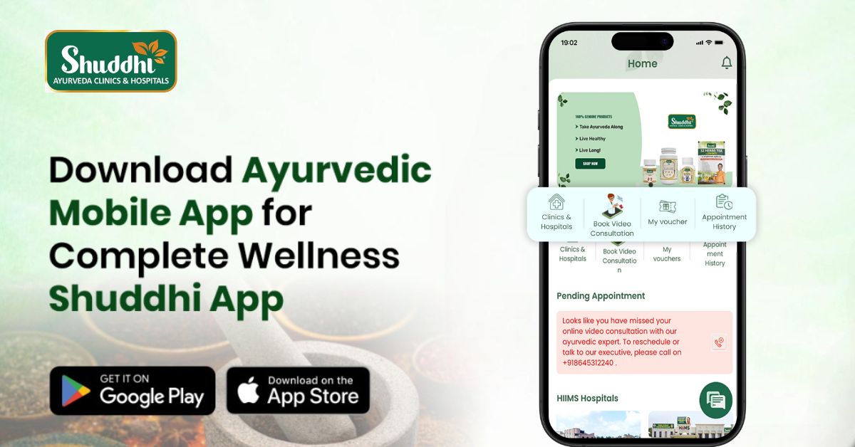 Ayurvedic mobile app for wellness